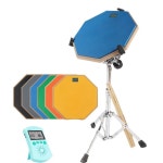 드럼 고무패드 연습 연습패드 악기 풀세트 베이스 입문용 : 비앤비세일즈