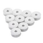 10Pcs 25mm 알루미늄 6-5 대형 동기 재봉틀 보빈 동기화 자동차 보빈 산업용 재봉틀 부품 : 제스106