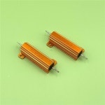 2 개/묶음 RX24 50W 0 01R 4 7R 47R 470R 4 7K 47K 100K 옴 알루미늄 쉘 케이스 전원 권선 저항 금속 하우징 5 클래스 : 로메카