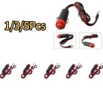 자동차 전원 공급 인버터 와이어 DC12V-24V 편리한 남성 플러그 50cm 길이 자동차 시가 라이터 플러그 케이블 소켓 : 분당플렉스69