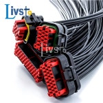 케이블 포함 ECU 전기 커넥터 Tyco AMP 8 14 23 35 핀 EPEC 2024 PCB 플러그 와이어링 하네스 770680-1 776273-1 776164-1 1 PC... 