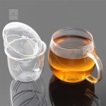 미소디자인 내열유리 티머그 300ml 티용품 내열유리주전자 티타임 : 피넛코