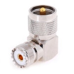 1pc UHF SO-239 암 UHF PL-259 수 직각 90 도 RF 커넥터 : 분당플렉스70