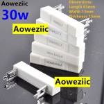 10PCS SQZ 30W1RJ 저항기 16 10 2R 삽입 시멘트 15 24 단일 12  30W1 o : 베리타스랩