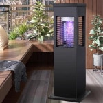 태양광 포충기 스테인레스 모기 야외 과수원 퇴치기 벌레 해충 펜션 : 상하이명가