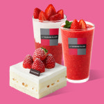 [투썸플레이스] 떠먹는 화이트 스초생 + 생딸기 듬뿍 주스 R + 딸기 듬뿍 라떼 R : A TWOSOMEPLACE