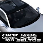 기아 PICANTO RIO TELLURIDE CA NS CERATO K5 MOH E NIRO SEDONA SELTOS... 액세서리 용 자동차 앞 유리 스티커 : 가치가 생각을 구하다