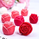 11 color ice flower candle supplies미니 꽃 실리콘 캔들 몰드 DIY 수제 3D 향초 비누 컵 용품 발렌타인데이 공예 : 픽바이어