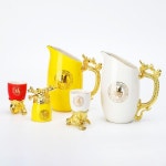 중국 연태 마오타이잔 도자기 이과두주 고량주잔 바이주잔 술잔세트 백주 빼갈잔 화려한 : 보따리상회.