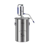 스텐 소주증류기 소주 고리 알코올 양조장비 가정 소형 12L 304 스텐 배럴+냉각탑 : 씨유코스트