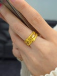 골드미 24k 복을 부르는 물고기 반지 순금 7.5g (2돈, 두돈) 건강 재물 자식운 : 골드미스토리