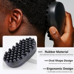 스타일러 u2013 내구성 세탁 가능한 브러시 아프로 컬리 코일드 4C 헤어용 헤어 스펀지의 대안 일상적 또는 전문적인 사용에 블랙 Blue... 