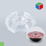 PET도시락 DL-S0322 6칸 내부용기 # : 대흥포장주식회사
