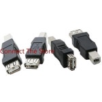 5PCS USB2.0 혁신적인 프린터 커넥터 AM-Bm 변환기 어댑터 구리 : 분당플렉스71