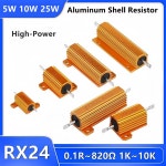 2PCS RX24 5W 10W 5R 10R 100 2R 12 25W 1R 장치 47 저항 5W 30R : 베리타스랩