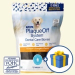 프로덴 플라그오프 덴탈케어본 치석제거 덴탈껌 13p 치킨+호박, 482g, 1개 : 가온동물병원