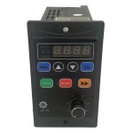 저렴한 소형 벡터 인버터 AC220V 단상 입력 3상 출력 모터 드라이브 인버터(T13-750W-12-H 4-di 포함) : 분당플렉스69