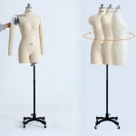 고품질 린넨 커버 재단사 마네킹 의류 반신형 재봉 교육 디자인 : 재약소소온