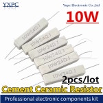 2개입 10W 시멘트 세라믹 저항기 100K 25 전력 1K 1R 20 10R 33 50 0 1R : 베리타스랩