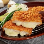 바삭돈 튀겨나온 통등심 돈까스 7팩+치즈돈까스 3팩 (각140g) 두꺼운 수제 돈카츠 : 탐식단