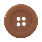 둥근 플라스틱 오렌지 각각 버튼 - 34mm : 호랑이픽 2호점