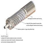 Furutech Guhe CF-102 NCF(R) 플래그십 솔더리스 RCA 신호 : 누베노