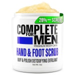 남성용 완벽 - 손과 발 스크럽 각질 제거, 손 제거제, 건조한 피부를 위한 슈가 스크럽, 보습 거친 피부 관리에 이상적, 스크럽 : 나래LAB