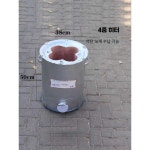 연탄화덕 원형 드럼통 화로대 구이 옛날 캠핑용 스토브 그릴 휴대용 : 지구별판매자