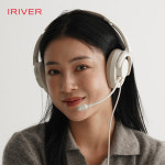 프리미엄 오픈형 초경량 ENC 7.1채널 게이밍 헤드셋 Airset Flow 1.0 베이지 : 아이리버 대리점 이큐웨어