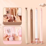 만화 발 젤 펜 세트 지우개 검정 잉크 회전 열기 0.5mm 쓰기 F7673 4 개 : 벨루하