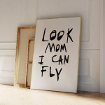 모던 룩 I Can Fly Wall Art 캔버스 그림 영감 터 거실 침실 홈 데코 G1465 1 21x30cm No Frame : 기쁨한스푼