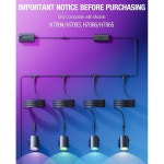 고비 야외 스팟 라이트용 HIQCVOU 16피트 연장 케이블 IP67 방수 코드 u200EH7094 u200EH7093 H7066 H7065 파티오 뒷마당 발코니용 4핀... 