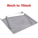 가정용 베이킹 접시 논스틱 케이크 펀칭 피자 합금 플레이트 사각 알루미늄 트레이 8 inch 20x20cm : 득템루트