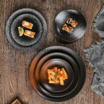 세라믹 원형 접시 서양식 스테이크 주방 볶음 호텔 레스토랑 식기 A1 : 키핑플레이스