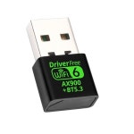 AX900Mbps WiFi6 및 Bluetooth5.3 콤보 어댑터 Win10/11 PC용 듀얼 밴드 5G/2.4Ghz 무선 네트워크 외부 USB 수신기 : 마니소소온