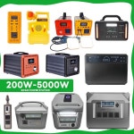 휴대용 500W 그리드 태양광 패널 발전소 캠핑 가정  백업용 2 램프 12V : Daol다올3