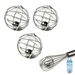 스네일 가든 셰이커 볼 3개 - 셰이커 병 및 액체 혼합용 스테인리스 스틸 단백질 혼합 : 딜리고익스프레스