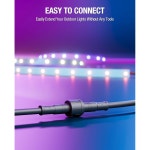 고비 야외 스트립 조명 네온 로프 정원 3핀 연장 코드호환 HIQCVOU 10피트 케이블 u200EH6176 H6173 H6175 H61A8 H61A9 H7086 H70A3... 