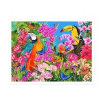 피스 릴랙스 플라스틱 직소 퍼즐 1200피스 - 베로니크 우디안 - 트로피컬 파라다이스 가장 만족스러운 테이블 게임 및 선물 [H3569] 퍼즐 매트... 