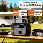 CTOLITY 500W AP400 휴대용 발전소 345.6Wh 108000mAh 태양광 LiFePo4 배터리 AC 에너지 저장 공급 캠핑 RV : 시드컴퍼니13