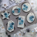 1PC 6구 소이 캔들 아로마 왁스 타블렛 몰드 수제 실리콘 비누 만들기 크리스마스 새해 선물 : 주흘소소온