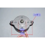 2 상 4 선 미니어처 정밀 36 원형 얇은 스텝퍼 모터 0 9 : 사부라