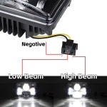 피터빌트 357 379 378 320 362 / 켄워스 T800 W900 T600A C500 K100E T400 용 4X6인치 LED 헤드라이트 상/하향등 1개 : 디더블유이지몰