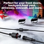 10FT 실외 홍수등 연장 코드 3M POWER LOGIC 케이블 4핀 플러그 방수 커넥터 Go ee H7057 H7058 실외 홍수등 2 지원 : 아센트STORE