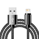 아이폰 X XR XS 11 12 13 14 프로 맥스 6 6S 7 8 플러스 SE용 USB 고속 충전 나일론 브레이디드 케이블 퀵 차지 폰 데이터 : 지산전기