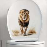 MT858 # 자연 데칼의 침실 입구 현관 홈 장식 벽 스티커, 이동식 화장실 : 구복유통