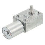 JGY370 DC 터보 웜 기어드 모터, 6mm D축, 고토크 기어 박스 감속 전기 모터, 컴팩트한 디자인(60RPM 12V) 2RPM 6V : 직구파크