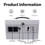 야외 용 휴대용 태양광 발전기 전력 공급 장치 1000W : Daol다올3