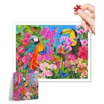 피스 릴랙스 플라스틱 직소 퍼즐 1200피스 - 베로니크 우디안 - 트로피컬 파라다이스 가장 만족스러운 테이블 게임 및 선물 [H3569] 퍼즐 매트... 