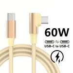 90도 엘보우 USB C 고속 충전 케이블 아이폰 16 15 프로 맥스 삼성 샤오미 레드미 포코 원플러스 나일론 브레이디드 타입 : 지산전기